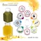 Ecoquality 8oz Empty Clear Plastic Bottles with Tamper Evident Caps For Juices, Milk, Smoothies, 10PK EQ8CLJU-10 - alternate 4