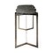 Homeroots 50" Black and Nickel Slate and Iron Distressed Double Pedestal Console Table 380247 - alternate 4
