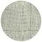 Homeroots 8' Green And Ivory Round Striped Washable Indoor Outdoor Area Rug 583422 - alternate 6
