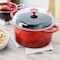 Crock Pot Artisan 7 Quart Enameled Cast Iron Dutch Oven in Red with Borosilcate Lid 750123692M - alternate 4