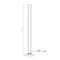Jonathan Y Johan 59.5" Modern Minimalist Aluminum Integrated Tower LED Floor Lamp, Nickel JYL7038A - alternate 9