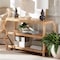 Bali & Pari Dalida Bohemian Natural Rattan 3-Tier Console Table 255-14110-ZORO - alternate 5