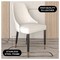 Leisuremod Allure Modern Dining Chair In White and Oak Wood Legs, 4PK AC49W4 - alternate 5