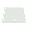 Fab Glass And Mirror Square Tempered Glass Table Top, 35in Inch, Wall Mirror, Safety Backing, Clear Finish 35SQR10THPETE - alternate 6