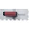 Marshalltown Notched Trowel, Flooring Trowel, Tiling Trowel, Square Notched Trowel, 1/4 x 3/8 x 1/4 inch Notches NT672 - alternate 4