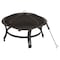 Outdoor Expressions 30'' Antique Bronze Round Steel Fire Pit FT-51559 - alternate 1