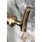 Kingston Brass One-Handle Single-Hole Bathroom Faucet with Deck Plate and Push Pop-Up Drain, Antique Brass KSD3543TKL - alternate 4