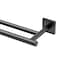 Gatco Mode 24" Double Towel Bar, Matte Black 5614MX - alternate 1