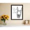 Homeroots Nice Arse Black Framed Print Bathroom Wall Art 530074 - alternate 2