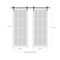 Sartodoors Sturdy Double Barn Door with, Felicia 3599 White Silk with Clear Glass, 13FT Rail Hangers Heavy Se FELICIA3599DB-WS-3684 - alternate 5