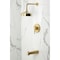 Kingston Brass Single-Handle Pressure Balanced Tub and Shower Faucet, Brushed Brass KB6337DL - alternate 3