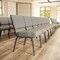 Flash Furniture Gray Dot Fabric Church Chair, PK4 4-FD-CH0221-4-SV-GYDOT-GG - alternate 7