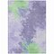 Homeroots 3' X 5' Lavender Mint Green And Ivory Abstract Washable Indoor Outdoor Area Rug 617401 - alternate 7