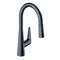 Hansgrohe Talis S HighArc Kitchen Faucet, 2-Spray Pull-Down, 1.75 GPM in Brushed Black Chrome 72813341 - alternate 1