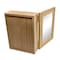 Homeroots Solid Teak Mirrored Hanging Medicine Cabinet 475844 - alternate 6