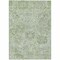 Homeroots 3' X 5' Mint Green And Gray Damask Washable Indoor Outdoor Area Rug 603773 - alternate 6