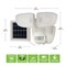 Cooper Lighting Halo Motion Solar Security Light, 50 W, 2-Lamp, LED Lamp, Bright White Light, 700 Lumens SLFS07AM2W - alternate 5