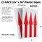 Signmission Giant Up Arrow, Plastic Signs Only 24 Inch x 36 Inch, Corrugated Plastic, 2PK CSB-2436-2PACK-Giant Up Arrow - alternate 2