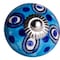 Homeroots Set of Eight Blue And White Botanical Ceramic Drawer Pull Knobs, 8PK 358118 - alternate 6