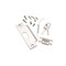 Global Door Controls GLC Series Light-Duty Commercial/Residential Cylindrical Knob, Grade 3 Entry in Brushed Chrome GLC-5151B-626 - alternate 4