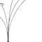 Homeroots 72" Bronze Five Light LED Arc Floor Lamp 526280 - alternate 6