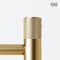 Vigo Apollo Button Operated Single-Hole Bathroom Vessel Faucet in Matte Brushed Gold VG03031MG - alternate 4