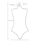 Nahanco 30in Black Wire Ladies Body Shape Swimwear/Bikini Hanger, 12PK BFWB12 - alternate 3