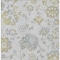 Homeroots 3' X 5' Silver Gray And Gold Floral Washable Indoor Outdoor Area Rug 589500 - alternate 6