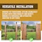 Nuvo Iron 33 in x 68 in DIAMOND TOPPED ORNAMENTAL IRON GATE GGI0440/RG02/AG03 - alternate 9