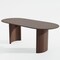Homeroots 66" Brown Solid Wood Double Pedestal Base Oval Dining Table 712856 - alternate 3