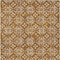 Homeroots 3' X 5' Copper And Beige Floral Washable Indoor Outdoor Area Rug 595979 - alternate 7
