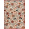 Homeroots 12' X 15' Ivory Green Orange Blue And Red Floral Indoor Outdoor Area Rug 548135 - alternate 1