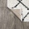 Jonathan Y Inca Moroccan Diamond Shag Beige/Dark Gray 3 ft. x 5 ft. Area Rug SHG101A-3 - alternate 6
