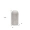 Homeroots 16" Gray And White Striped Ceramic Cylinder Floor Vase 608582 - alternate 4