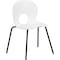 Flash Furniture Stack Chair, Plastic, 770 lb. Capacity, Wht RUT-NC258-WHITE-GG - alternate 1