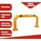 Mytee Products 4Pcs 24 inx48 in High-Profile Steel Machine Guard Rail Safety Barrier for Warehouse, 4PK MG-4824x4 - alternate 5