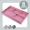 Acrimet Drawer Organizer Tray with 8 Compartments for Office, Makeup & Accessories (Pink) 977.4 - alternate 6