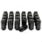 Coyote Wheel Accessories WHEEL INSTALLATION KIT 6 Lug Kit 14 Millimeter x 15 Thread Size 60 Degree Conical Acorn Duplex 13K648BLK - alternate 1