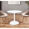 Homeroots 36" White Metal Dining Table 520865 - alternate 1