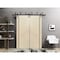 Sartodoors Slab Barn Door Panel, Planum 0016 Natural Veneer and Aluminum Strips, Sturdy Finished Flush Modern PLANUM0016S-SHP-3684 - alternate 1