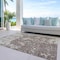 Homeroots 9' X 12' Brown And Ivory Abstract Washable Indoor Outdoor Area Rug 612723 - alternate 7