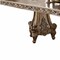 Homeroots 78-114" X 44" X 30" Antique Gold Dining Table 318891 - alternate 2