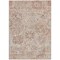 Homeroots 5' X 8' Coral And Gray Damask Washable Indoor Outdoor Area Rug 603756 - alternate 4