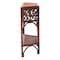 Bali & Pari Gaspar Marbled Tortoise Natural Rattan Console Table 262-14437-ZORO - alternate 8