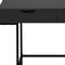 Homeroots 47" Black Wood and Metal H-Shape Computer Desk With Two Drawers 489874 - alternate 6