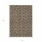 Homeroots 3' X 5' Brown And Ivory Floral Washable Indoor Outdoor Area Rug 581888 - alternate 7