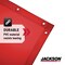 Wilson Welding Curtain, PVC, 6 ft L., 6 ft W., 13 oz, 150Ã‚Â° F Withstand Temp., With Grommets, Orange 36292 - alternate 4