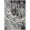 Homeroots 9' X 12' Black And Ivory Abstract Washable Indoor Outdoor Area Rug 614279 - alternate 1
