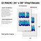 Signmission Cold Soda, Vinyl Decals Only 24 Inch x 36 Inch, Vinyl Decal, 2PK DSB-2436-2PACK-Cold Soda - alternate 2