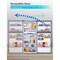 Black&Decker 20.1 cu. Ft. Top Mount Refrigerator / Freezer with ice maker- Black BR2010JIMB - alternate 4